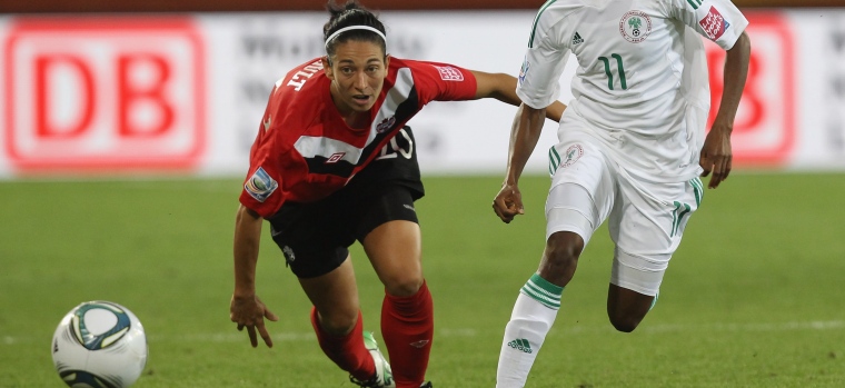 Entrevue avec Marie-Ève Nault à la Coupe du monde de soccer féminin en juillet 2015