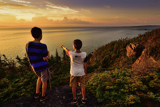En communion avec la nature au parc kiskotuk Cacouna