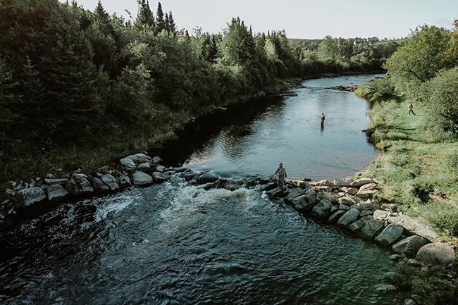 Rivière Nicolet vue du ciel