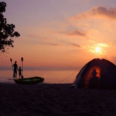 camping sur plage en Ontario